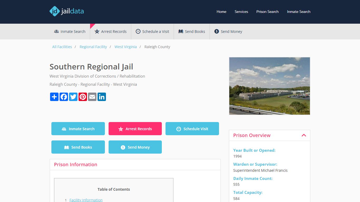 Southern Regional Jail: Mugshots, Visitation, Bail, Send Money or Mail ...